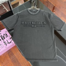 발렌시아가 아플리케 자수 워싱 반팔 (국내배송)