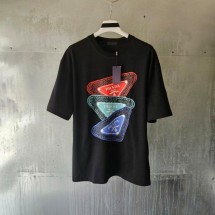 프라다 트리플 로고 반팔 (국내배송)