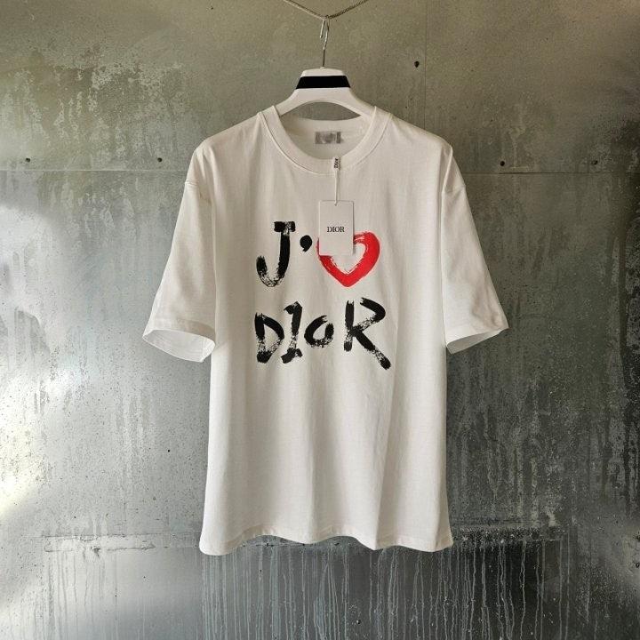 디올 페인팅 로고 반팔 (국내배송)