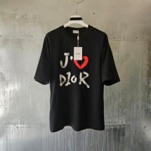 디올 페인팅 로고 반팔 (국내배송)