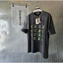 발렌시아가 피그먼트 워싱 반팔 (국내배송)