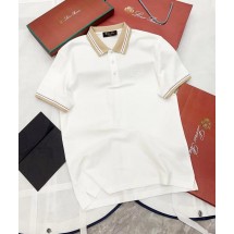 로로피아나 Loro Piana 남성 롤넥 반팔 (국내배송)