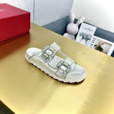 로저비비에 클래식 더블 버클 슬리퍼 (해외배송)