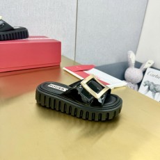 로저비비에 클래식 더블 버클 슬리퍼 (해외배송)