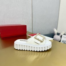 로저비비에 클래식 더블 버클 슬리퍼 (해외배송)