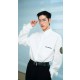 발렌시아가 로고 자수 배지 셔츠 (해외배송)