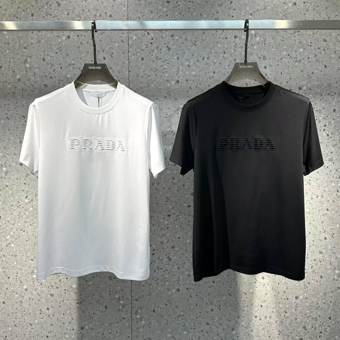 프라다 라운드넥 반팔 2컬러 (해외배송)