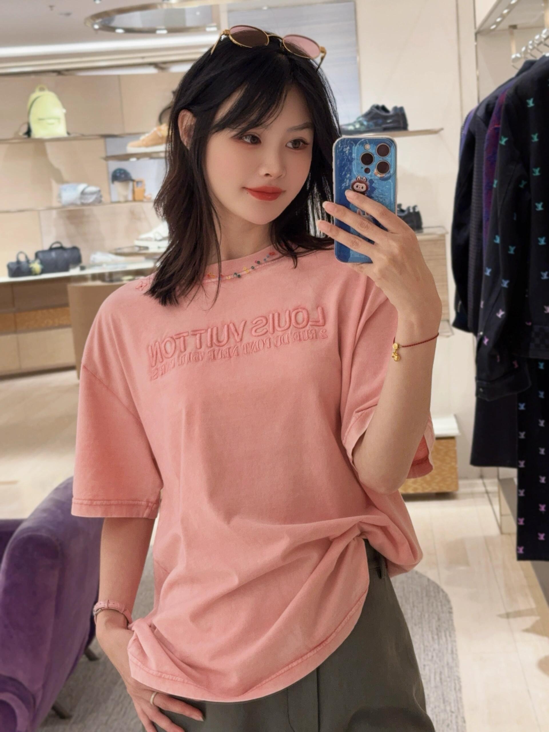 루이비통 워시드 반팔 (해외배송)
