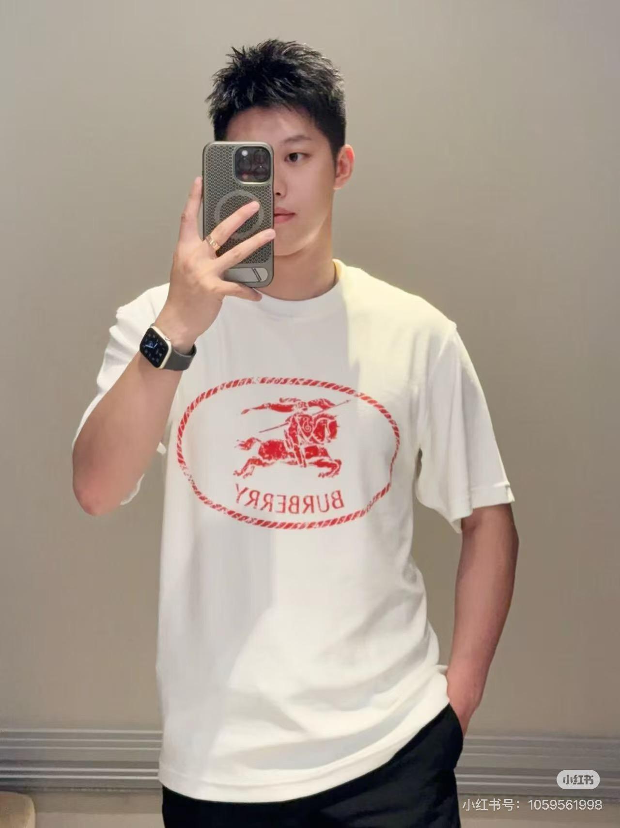 버버리 나이트 프린트 타월 반팔 (해외배송)