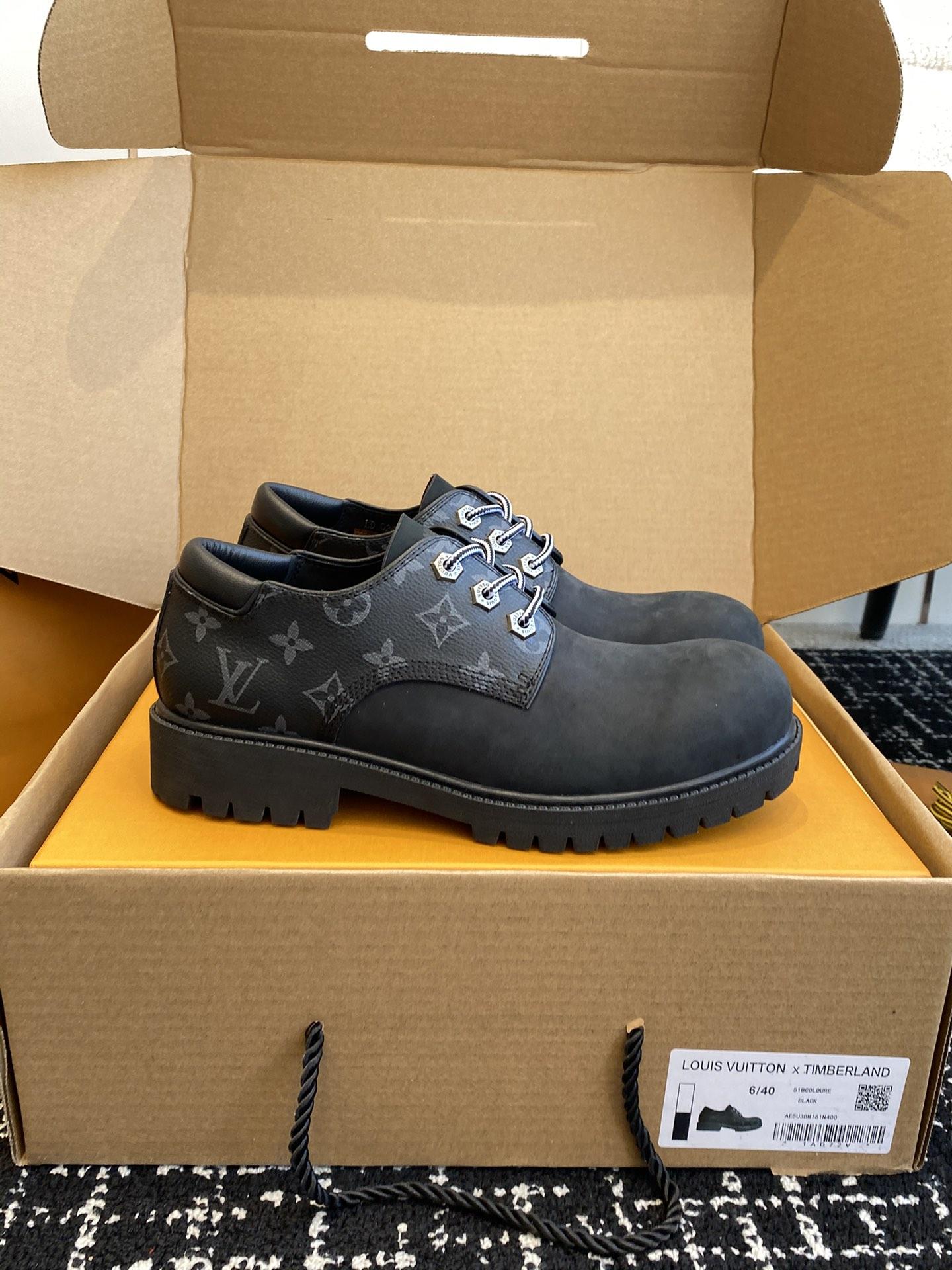 루이비통 LV x Timberland 로우탑 엠보싱 남성 로퍼 (해외배송)