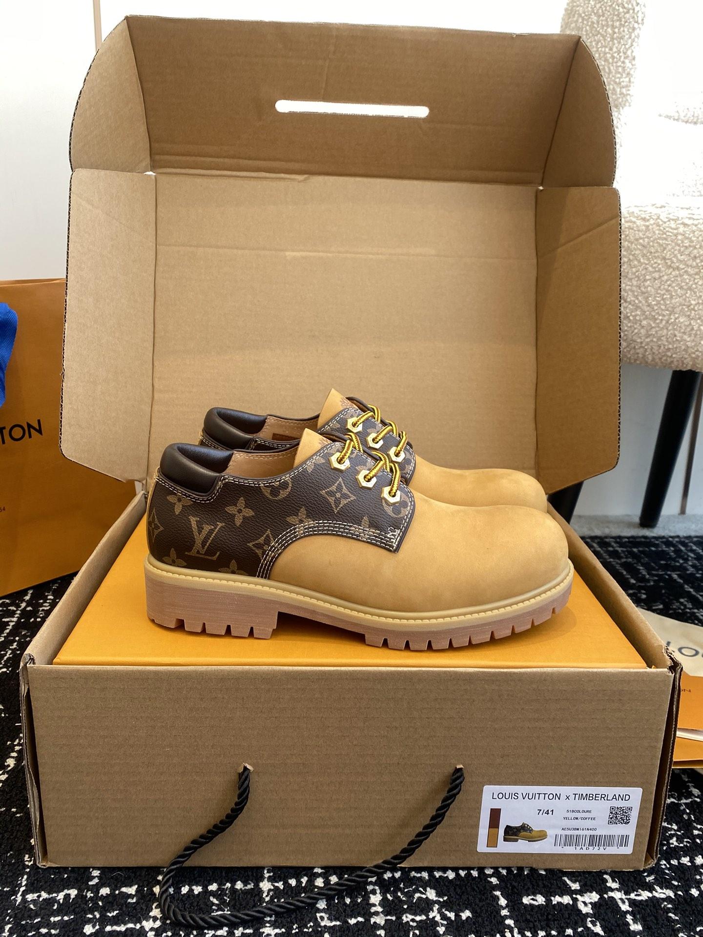 루이비통 LV x Timberland 로우탑 엠보싱 남성 로퍼 (해외배송)