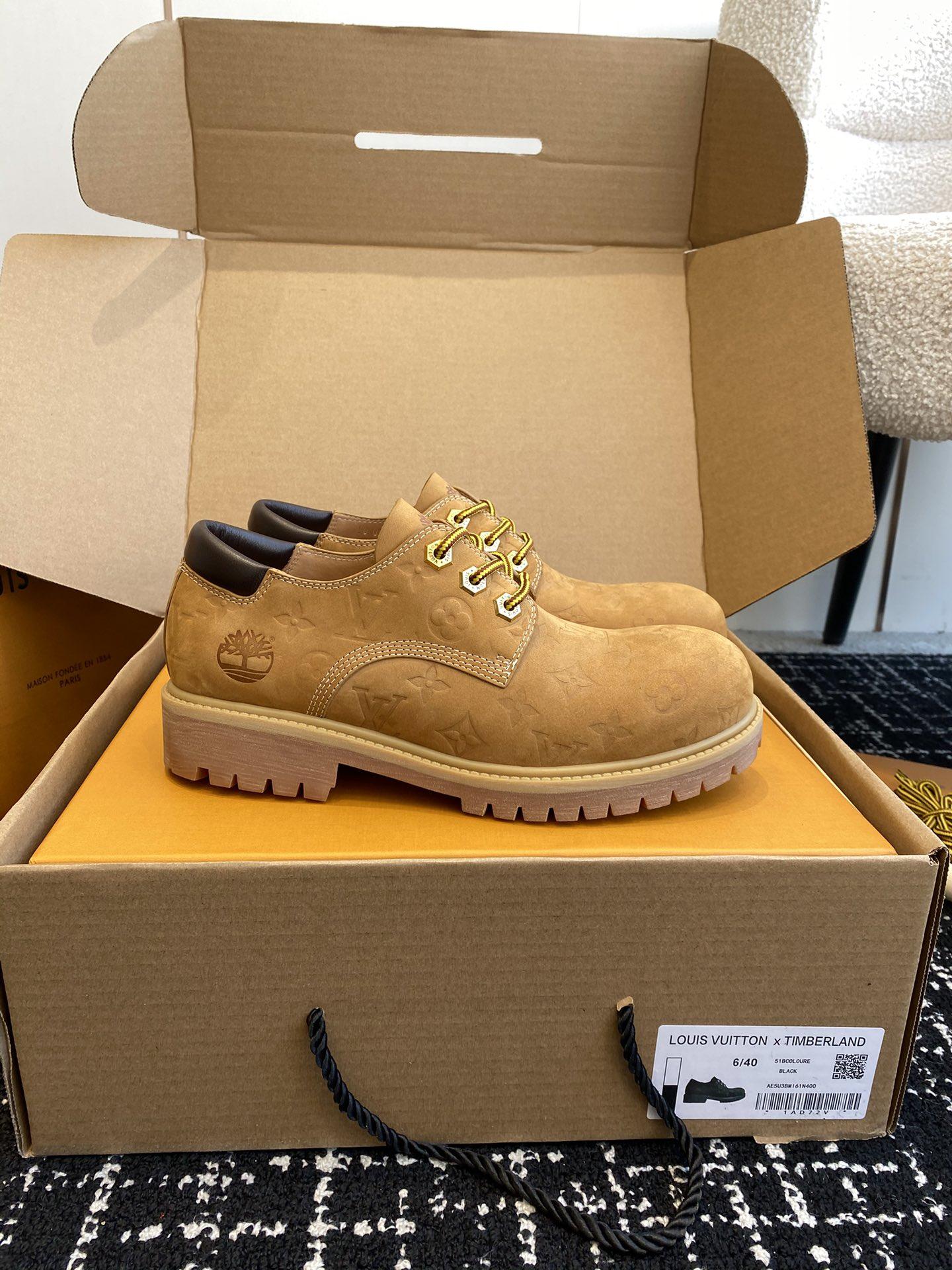 루이비통 LV x Timberland 로우탑 엠보싱 남성 로퍼 (해외배송)