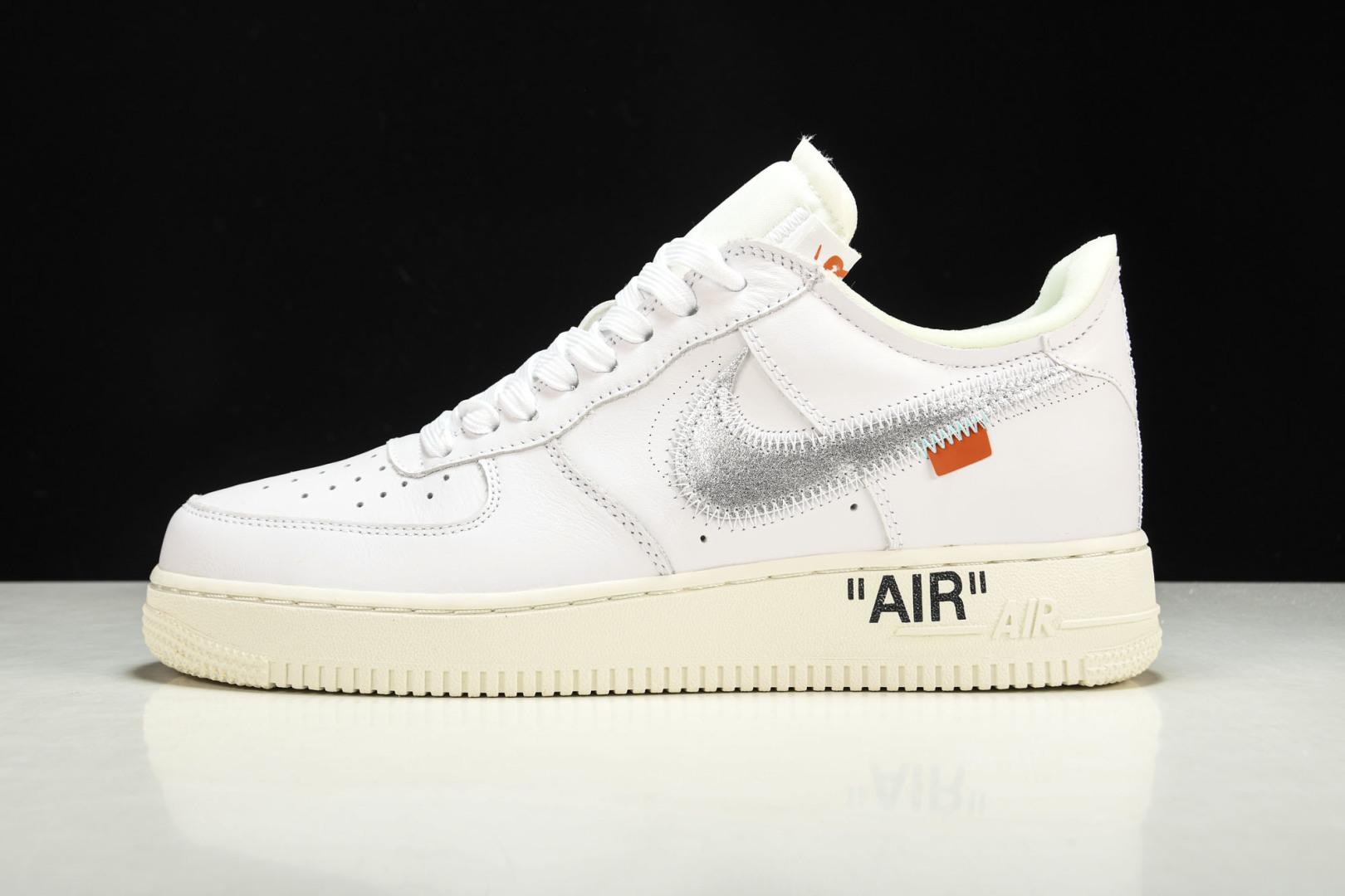 나이키 x 오프화이트 콜라보 Nike Air Force 1 '07 Silver Hook  (해외배송)
