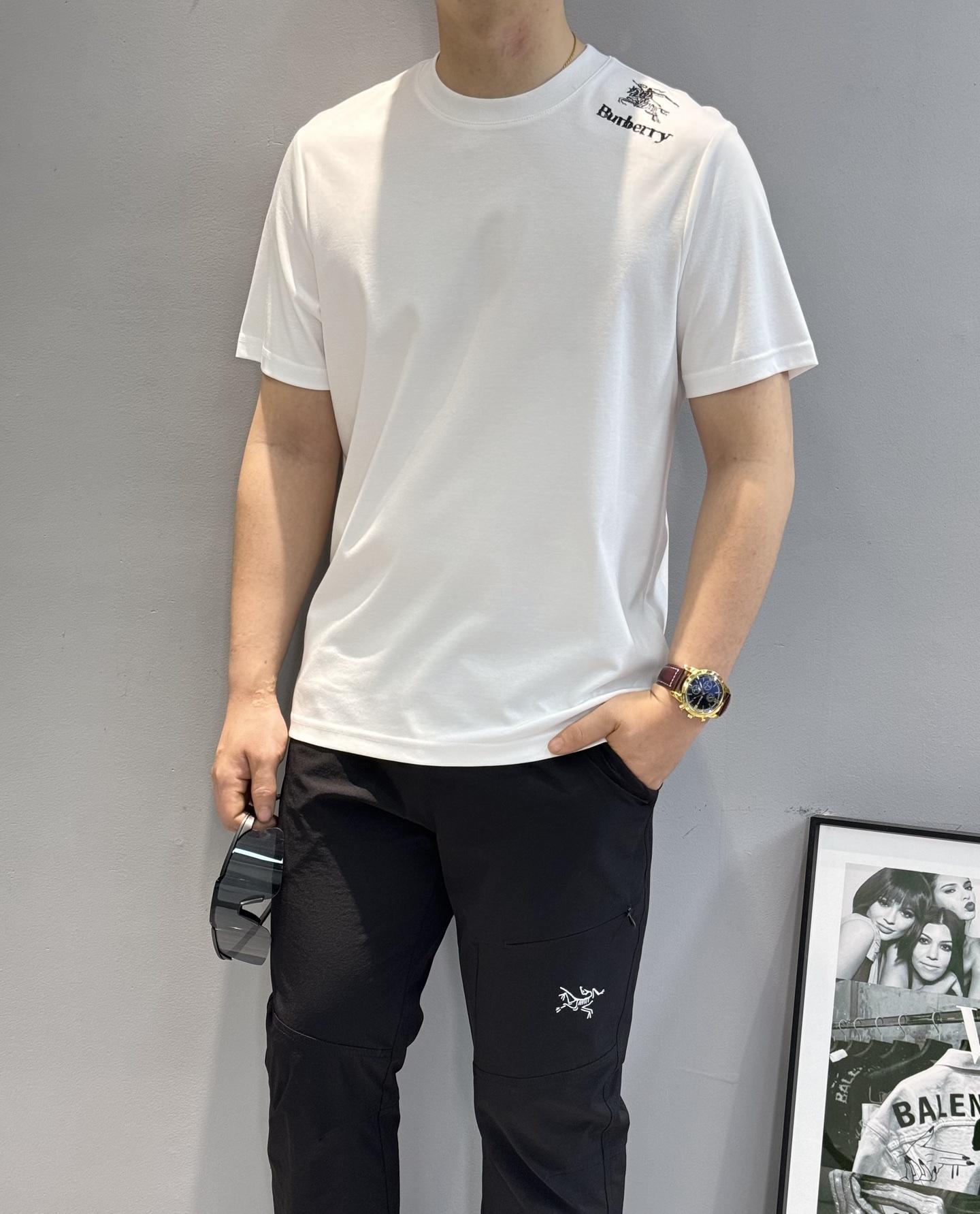 버버리 라운드넥 반팔 (해외배송)