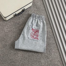 루이비통 신상 모노그램 캐릭터자수로고 워싱데님 하프팬츠 (국내배송)