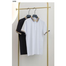 버버리 클래식 체크 자수 카라 반팔 (국내배송)