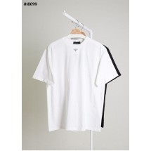 프라다 삼각 로고 베이직 코튼 크루넥 반팔 (국내배송)