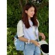 샤넬 25 스몰 핸드백 워시드 데님&골드메탈블루 (국내배송)