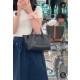 셀린느 퀴리 트리옹프 드로우스트링 카바스 그레인 카프스킨  블랙 (국내배송)