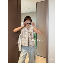 샤넬 25FW 오트 쿠튀르 헤비 실크 트위드 베스트 (정품급 해외배송)