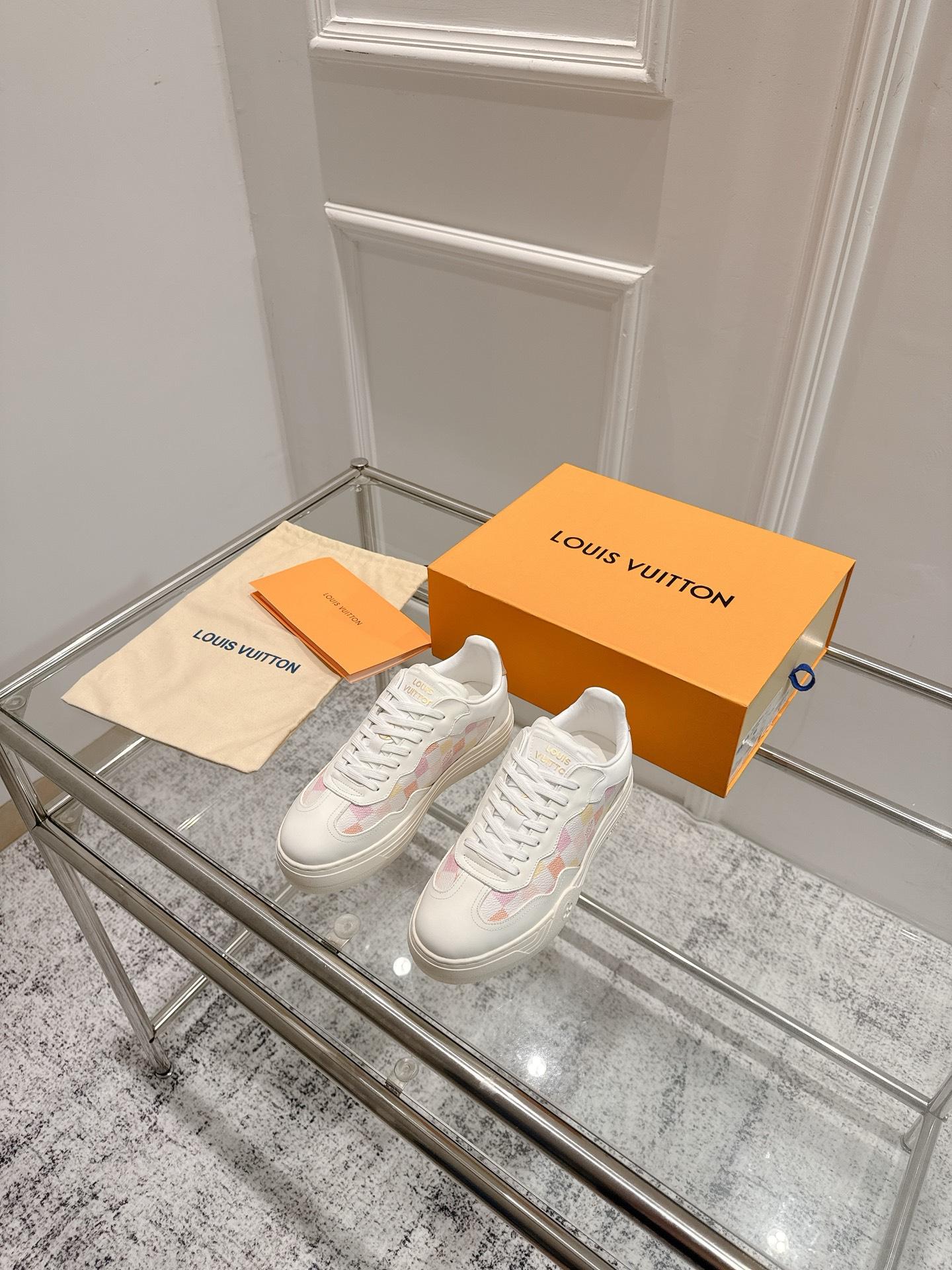 루이비통 GROOVY PLATFORM 캐주얼 스니커즈 (해외배송)