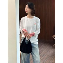 보테가베네타 순면 커프 스티칭 긴팔 티셔츠 (해외배송)